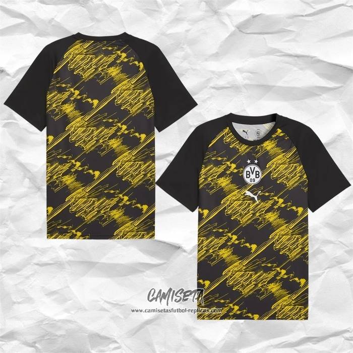 Camiseta Pre Partido del Borussia Dortmund 2026-2027 Amarillo Negro